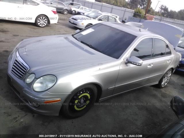 WDBUF56X47B015132 - 2007 MERCEDES-BENZ E 350 GRAY photo 2