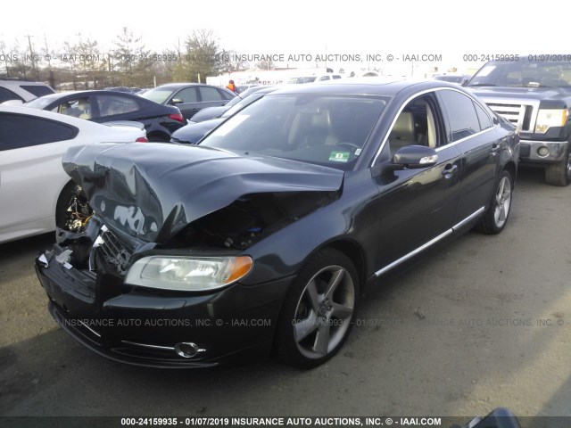 YV1992AHXA1125090 - 2010 VOLVO S80 T6 GRAY photo 2