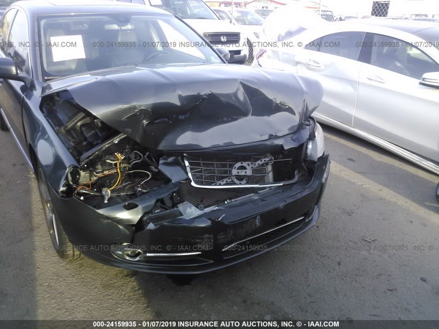 YV1992AHXA1125090 - 2010 VOLVO S80 T6 GRAY photo 6