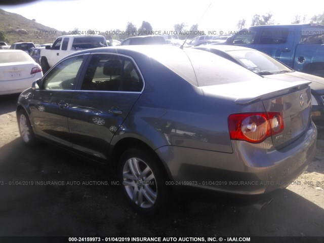 3VWEG71K27M066452 - 2007 VOLKSWAGEN JETTA WOLFSBURG 灰色 照片 3