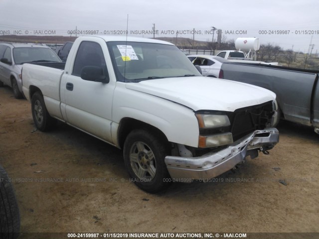 3GCEC14X46G273019 - 2006 CHEVROLET SILVERADO C1500 WHITE photo 1