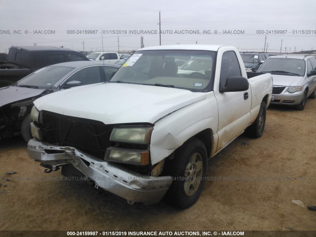 3GCEC14X46G273019 - 2006 CHEVROLET SILVERADO C1500 WHITE photo 2