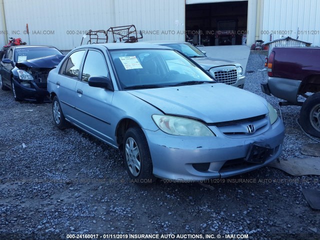 1HGES16304L009228 - 2004 HONDA CIVIC DX VP Gümüş foto 1