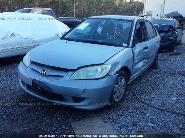 1HGES16304L009228 - 2004 HONDA CIVIC DX VP Gümüş foto 2