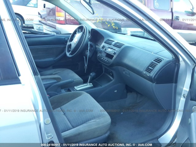 1HGES16304L009228 - 2004 HONDA CIVIC DX VP Gümüş foto 5