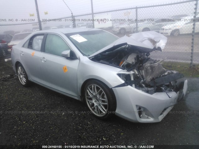 4T1BF1FK5CU059690 - 2012 TOYOTA CAMRY SE/LE/XLE SILVER photo 1