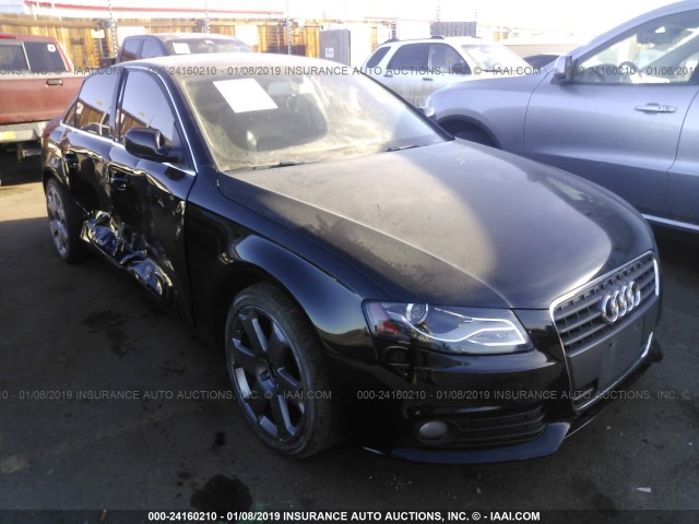 WAUFFAFL8AN022491 - 2010 AUDI A4 PREMIUM PLUS BLACK photo 1