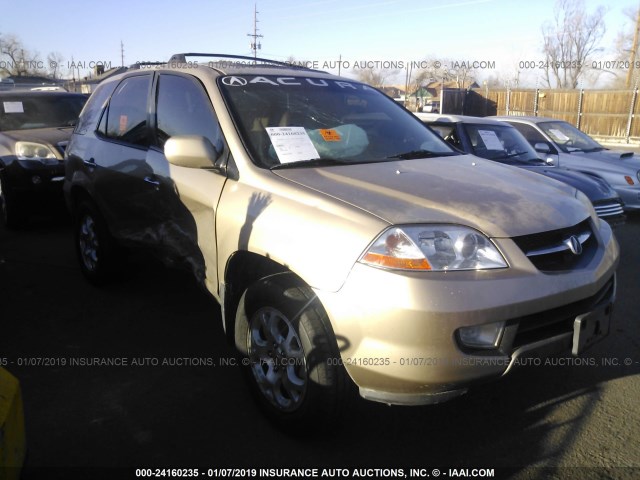 2HNYD18841H521642 - 2001 ACURA MDX TOURING GOLD photo 1