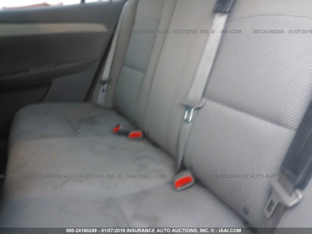 1G1ZB5E14BF338204 - 2011 CHEVROLET MALIBU LS WHITE photo 8