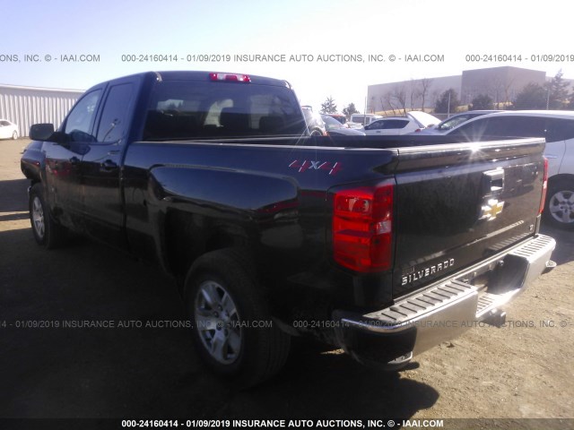 1GCVKREC8JZ240062 - 2018 CHEVROLET SILVERADO K1500 LT BLACK photo 3