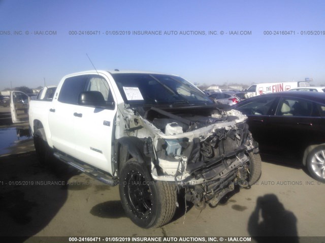 5TFDW5F17EX353377 - 2014 TOYOTA TUNDRA CREWMAX SR5 WHITE photo 1