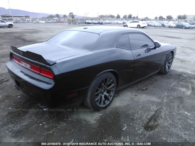 2B3CJ7DW5AH131621 - 2010 DODGE CHALLENGER SRT-8 黑色 照片 4