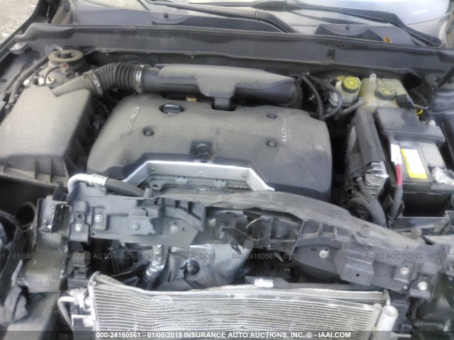 1G11C5SAXDF346891 - 2013 CHEVROLET MALIBU 1LT GRAY photo 10