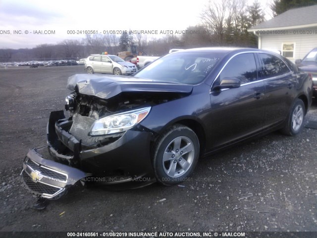 1G11C5SAXDF346891 - 2013 CHEVROLET MALIBU 1LT GRAY photo 2