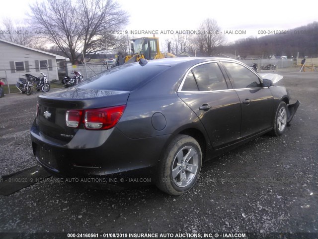1G11C5SAXDF346891 - 2013 CHEVROLET MALIBU 1LT GRAY photo 4
