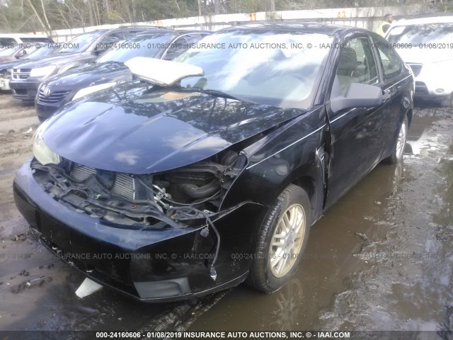 1FAHP33N48W110538 - 2008 FORD FOCUS SE/SEL/SES BLACK photo 2