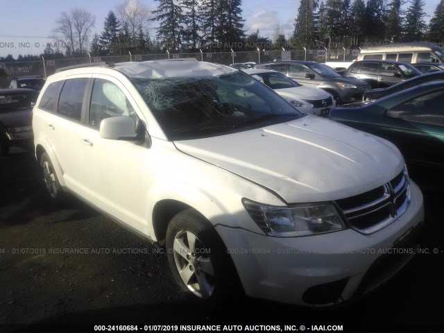 3D4PG1FG4BT541209 - 2011 DODGE JOURNEY MAINSTREET WHITE photo 1