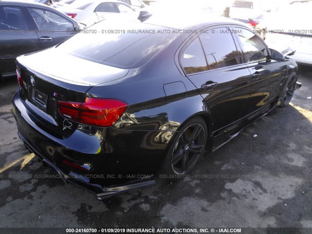 WBS8M9C58H5G42074 - 2017 BMW M3 BLACK photo 4