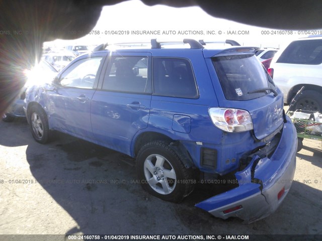 JA4LZ41G83U117080 - 2003 MITSUBISHI OUTLANDER XLS BLUE photo 3