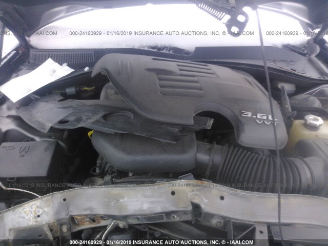 2C3CDXFG5EH151938 - 2014 DODGE CHARGER SE GRAY photo 10