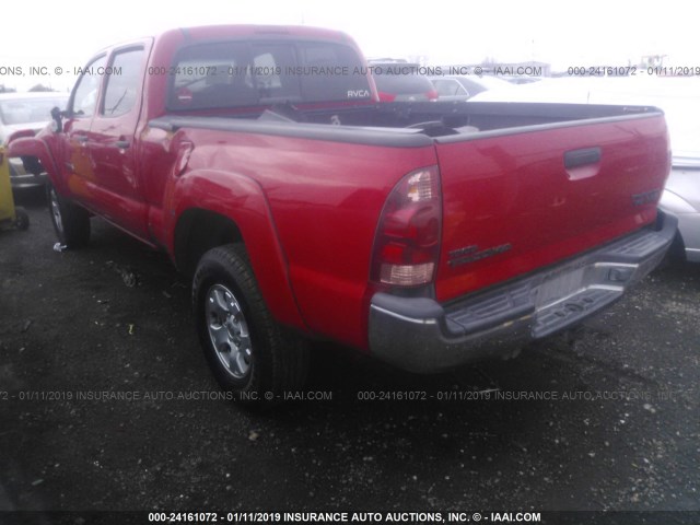 5TEKU72N66Z205426 - 2006 TOYOTA TACOMA DBL CAB PRERUNNER LNG BED RED photo 3