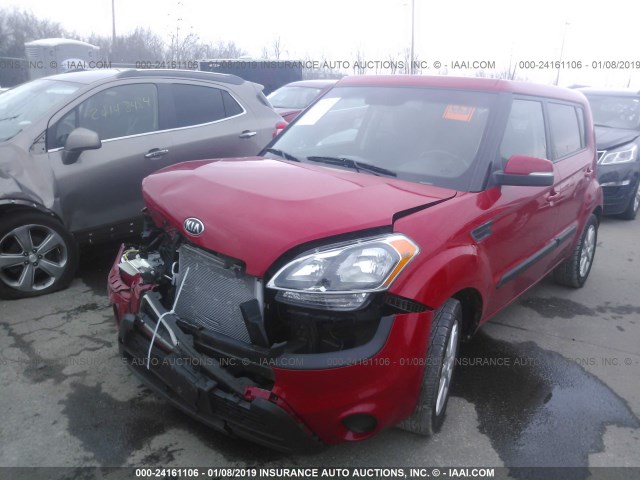 KNDJT2A60D7488311 - 2013 KIA SOUL +/!/SPORT RED photo 2