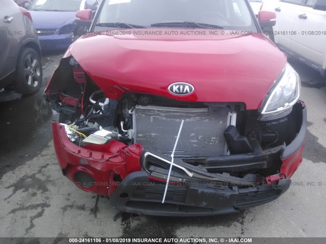 KNDJT2A60D7488311 - 2013 KIA SOUL +/!/SPORT RED photo 6