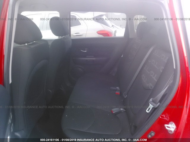 KNDJT2A60D7488311 - 2013 KIA SOUL +/!/SPORT RED photo 8