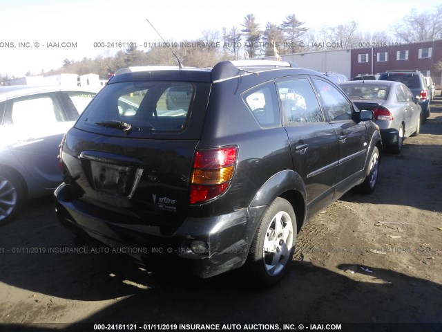 5Y2SL66845Z438572 - 2005 PONTIAC VIBE BLACK photo 4