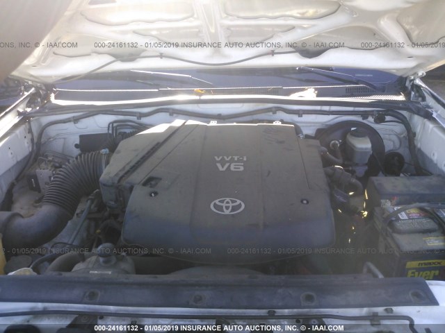 3TMLU42NX6M005682 - 2006 TOYOTA TACOMA DOUBLE CAB 黑色 照片 10