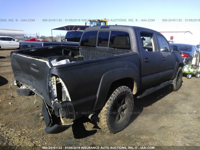 3TMLU42NX6M005682 - 2006 TOYOTA TACOMA DOUBLE CAB 黑色 照片 4