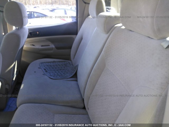 3TMLU42NX6M005682 - 2006 TOYOTA TACOMA DOUBLE CAB 黑色 照片 8