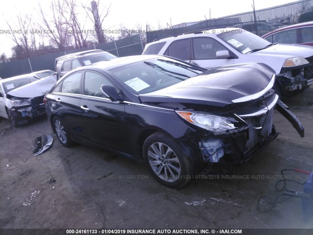 5NPEC4AC9EH881739 - 2014 HYUNDAI SONATA SE/LIMITED BLACK photo 1