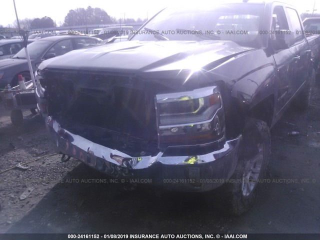 3GCUKREC6GG266096 - 2016 CHEVROLET SILVERADO K1500 LT BLACK photo 6