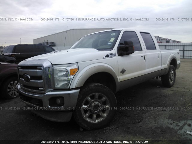 1FT7W2BT9CEC04531 - 2012 FORD F250 SUPER DUTY WHITE photo 2