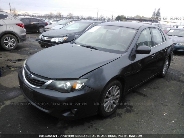 JF1GE61648H522882 - 2008 SUBARU IMPREZA 2.5I GRAY photo 2