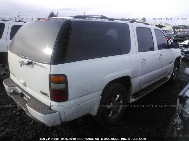 1GKFK66U13J159839 - 2003 GMC YUKON XL DENALI WHITE photo 4