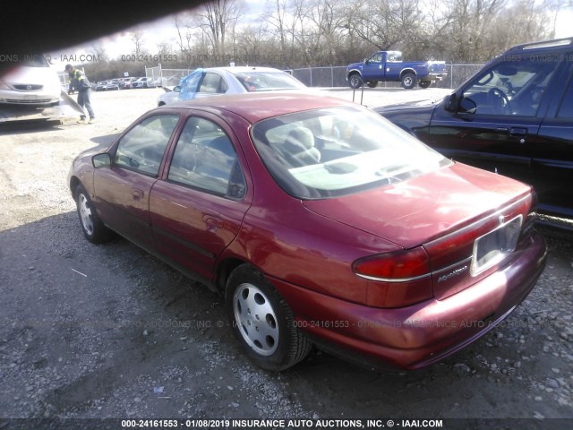 1MEFM6537YK618497 - 2000 MERCURY MYSTIQUE GS/SPORT RED photo 3