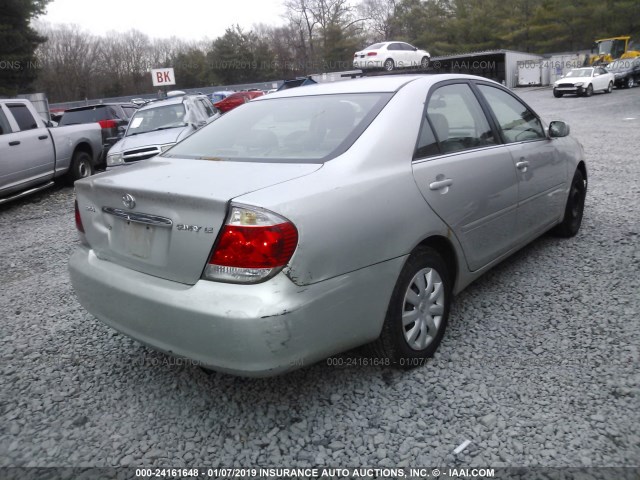 4T1BE32K26U735358 - 2006 TOYOTA CAMRY LE/XLE/SE SILVER photo 4