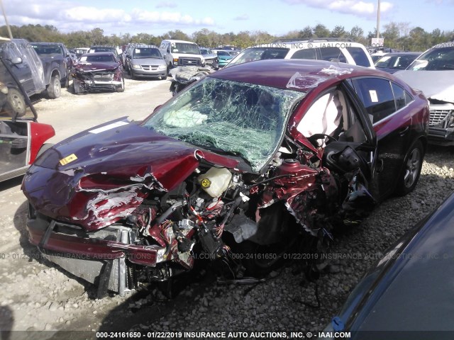 1G1PE5SB6G7146280 - 2016 CHEVROLET CRUZE LIMITED LT RED photo 2