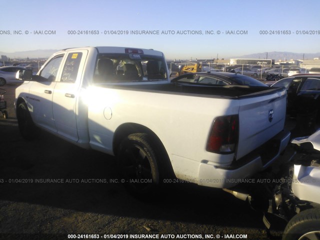 1C6RD6FT1CS331721 - 2012 DODGE RAM 1500 ST WHITE photo 3