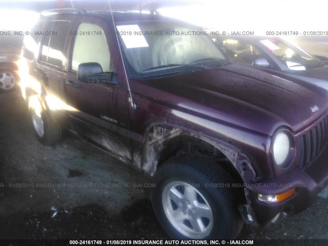 1J4GK58K52W209207 - 2002 JEEP LIBERTY LIMITED MAROON photo 6