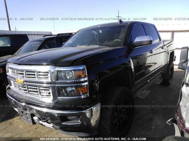 3GCUKSEC5FG533217 - 2015 CHEVROLET SILVERADO K1500 LTZ BLACK photo 2