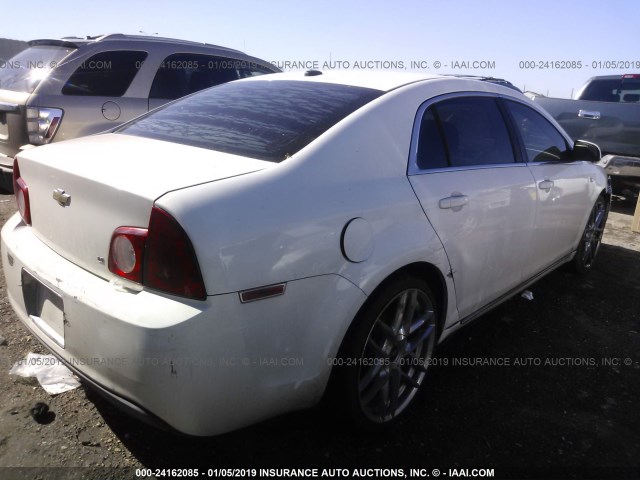 1G1ZH57B88F298254 - 2008 CHEVROLET MALIBU 1LT WHITE photo 4