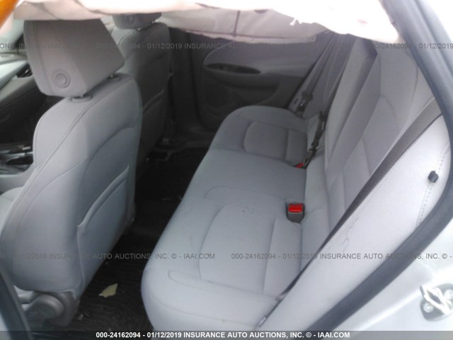 1G1ZB5ST2HF249116 - 2017 CHEVROLET MALIBU LS SILVER photo 8