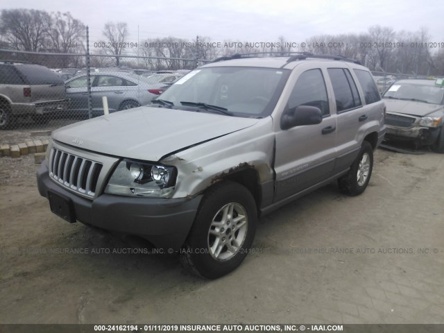 1J4GW48S84C294482 - 2004 JEEP GRAND CHEROKEE LAREDO/COLUMBIA/FREEDOM 棕色 照片 2
