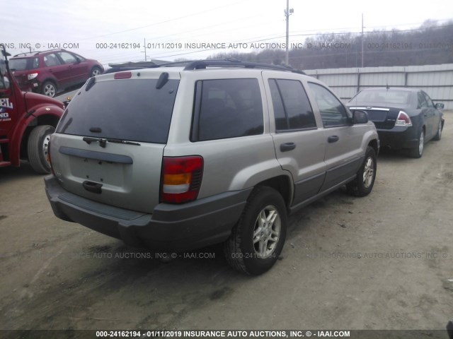 1J4GW48S84C294482 - 2004 JEEP GRAND CHEROKEE LAREDO/COLUMBIA/FREEDOM 棕色 照片 4