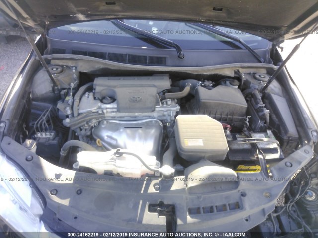 4T1BF1FK0FU985354 - 2015 TOYOTA CAMRY LE/XLE/SE/XSE BLACK photo 10