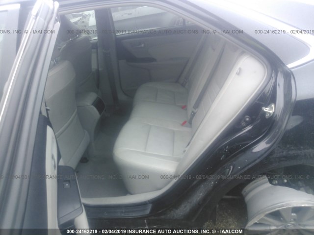 4T1BF1FK0FU985354 - 2015 TOYOTA CAMRY LE/XLE/SE/XSE BLACK photo 8