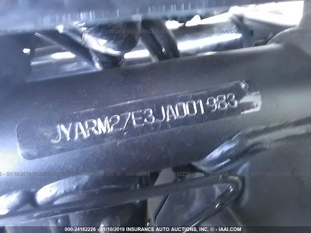 JYARM27E3JA001983 - 2018 YAMAHA MT07 BLACK photo 10